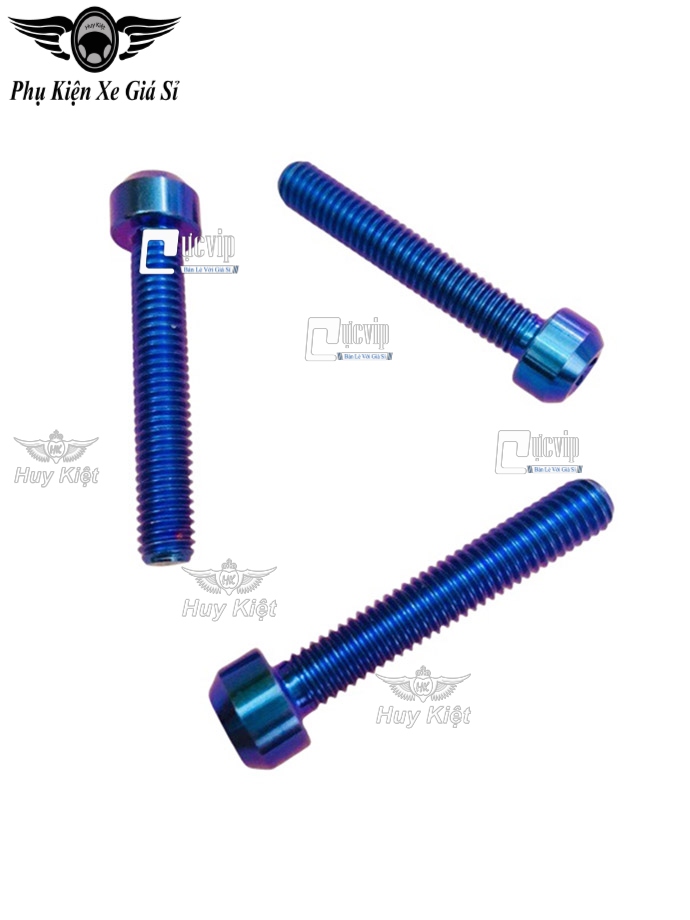 Combo 3 Ốc Titan Thật GR5 Gắn Che Két Nước Xe Vario 2015 - 2021, Airblade AB 2016 - 2022, SH 2012 - 2019, SH Mode 2013 - 2019 MS4761