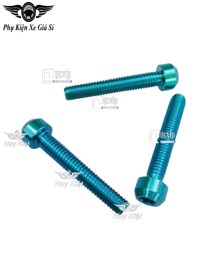 Combo 3 Ốc Titan Thật GR5 Gắn Che Két Nước Xe Vario 2015 - 2021, Airblade AB 2016 - 2022, SH 2012 - 2019, SH Mode 2013 - 2019 MS4761
