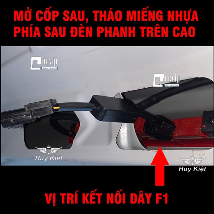 MITSUBISHI - Mạch Nháy ATTRAGE, MIRAGE G4 Tạo Chớp F1 Cho Đèn Phanh LED Trên Cao Sẵn Giắc Zin MS4780