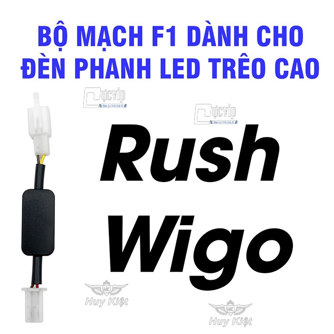 TOYOTA - Mạch Tạo Chớp Nháy F1 Đèn Phanh LED Trên Cao Rush, Wigo Sẵn Giắc Zin (Cắm Là Xài) MS4782