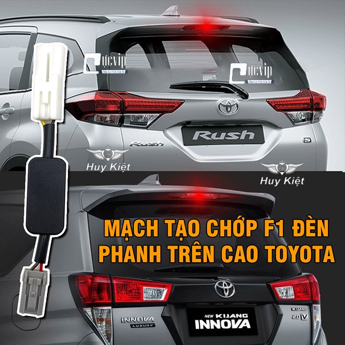 TOYOTA - Mạch Tạo Chớp Nháy F1 Đèn Phanh LED Trên Cao Innova, Sienna, Fortuner, 4Runner, Highlander, Prius V MS4784