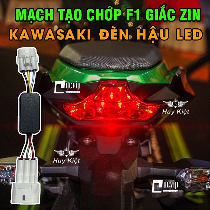 Mạch Nháy Đèn Hậu LED Tạo Chớp F1 Cho PKL Kawasaki Sẵn Giắc Zin (Cắm Là Xài) MS4786
