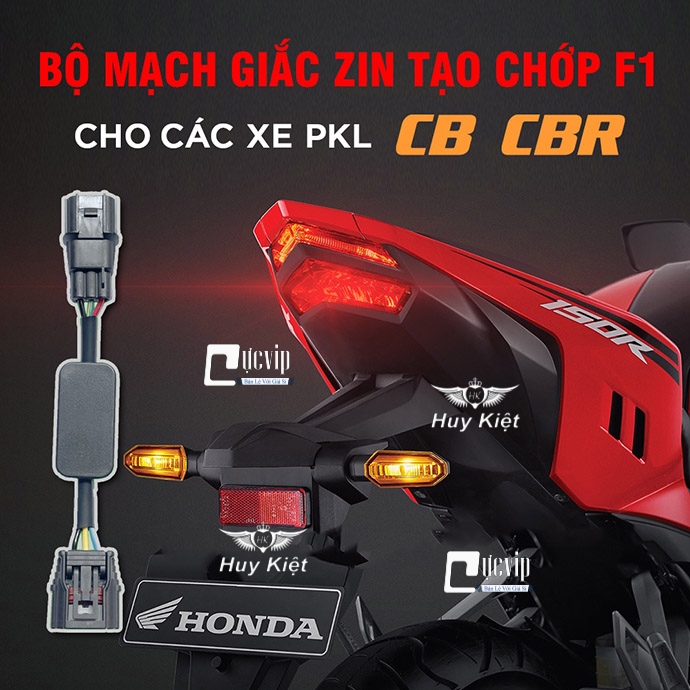 Mạch Nháy F1 Đèn Hậu LED Tạo Chớp Cho Xe Phân Khối Lớn Honda CB, CBR Sẵn Giắc Zin MS4787