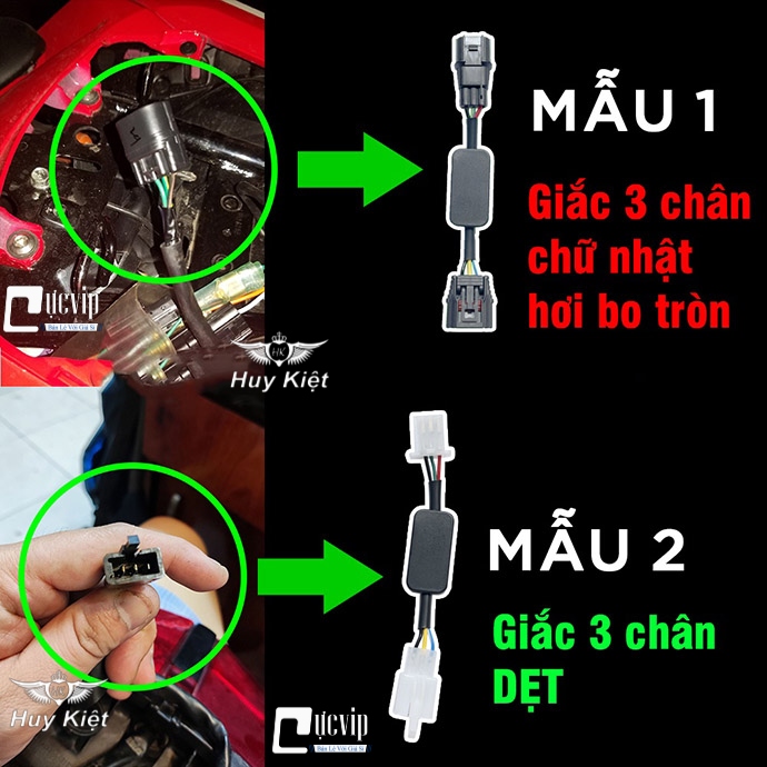 Mạch Nháy F1 Đèn Hậu LED Tạo Chớp Cho Xe Phân Khối Lớn Honda CB, CBR Sẵn Giắc Zin MS4787