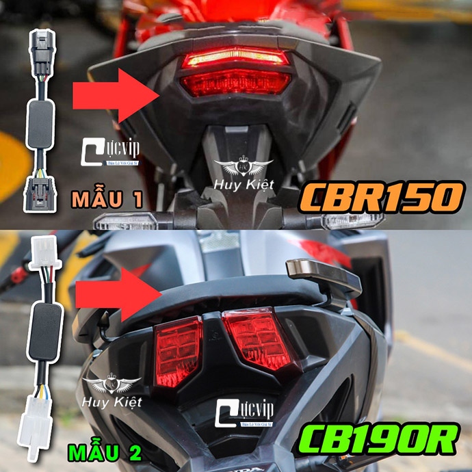 Mạch Nháy F1 Đèn Hậu LED Tạo Chớp Cho Xe Phân Khối Lớn Honda CB, CBR Sẵn Giắc Zin MS4787