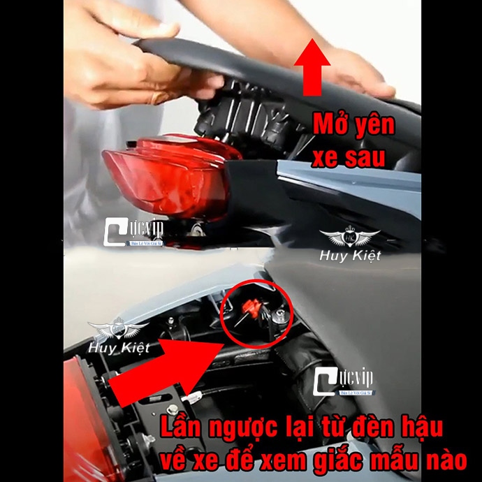 Mạch Nháy F1 Đèn Hậu LED Tạo Chớp Cho Xe Phân Khối Lớn Honda CB, CBR Sẵn Giắc Zin MS4787