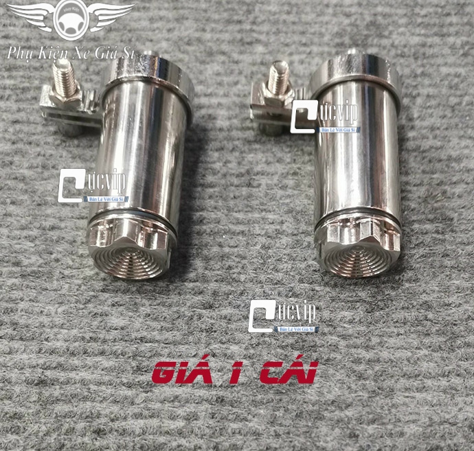 Bình Dầu K6 Inox 304 Gắn Thắng Trước Sau Inox 304 Cho Winner, Winner X Exciter, Sonic, R15, Satria, Raider MS4789