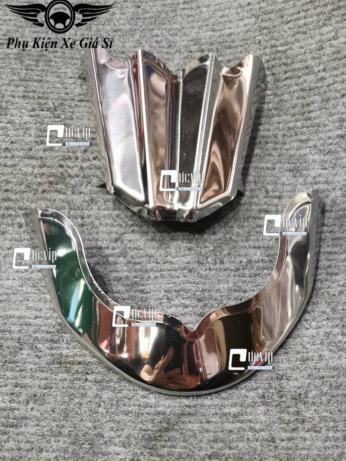 Ốp Mỏ Và Đuôi Dè Trước Sau Vario 160, Vario 2022 - 2023 Inox MS4811