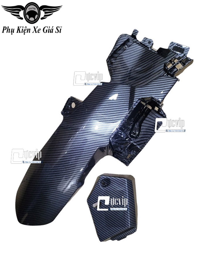 Bộ Dè Chắn Bùn 3 Món Carbon Vario 2015 - 2021, AirBlade 2016 - 2022 K2 MS4878