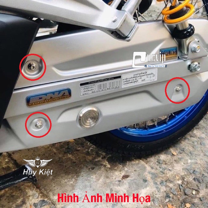 	Combo 2 Ốc Salaya Inox 304 6Li1 Gắn Catte Mọi Loại Xe MS4909