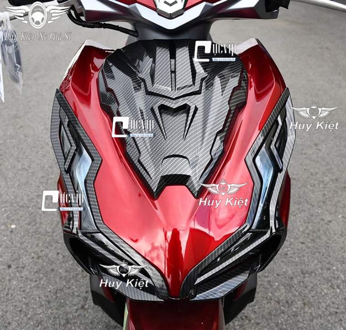 Ốp Chỉ Mũi Mặt Nạ AirBlade AB 2023 Đời Mới 160cc, 125cc,  Airblade 2020 - 2023 Carbon MS2491