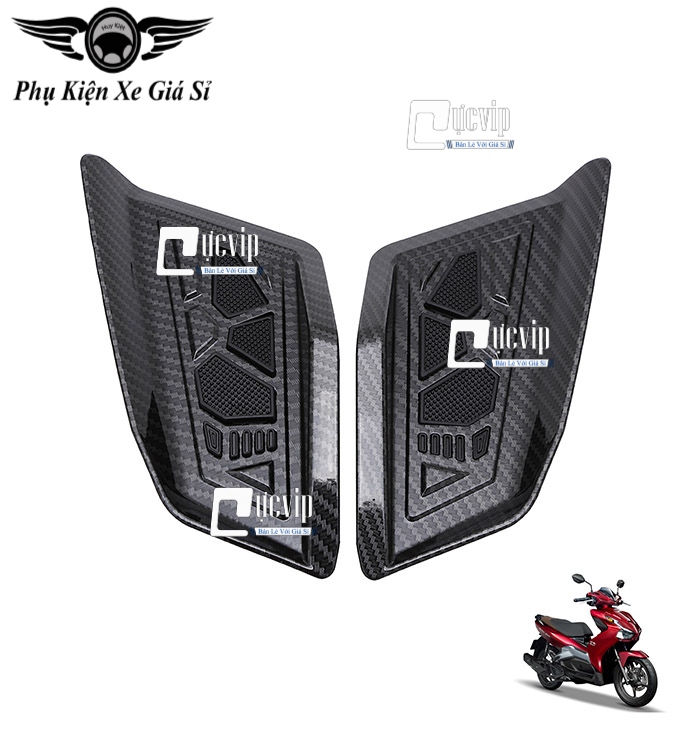 Ốp Gác Chân Em Bé AirBlade AB 2023 Đời Mới 160cc, 125cc, AirBlade 2020 - 2023 Carbon MS2827