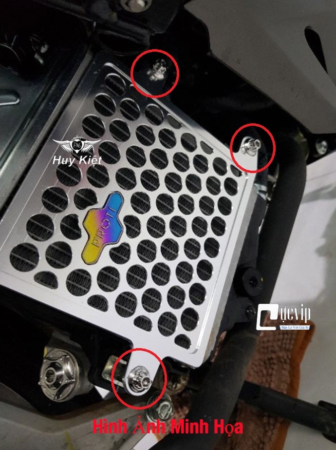 Combo 3 Ốc Salaya Inox 304 6Li4 Gắn Che Két Nước Vario 2015 - 2021, AB 2016 - 2022, SH 2012 - 2019, SH Mode 2013 - 2019 MS4917