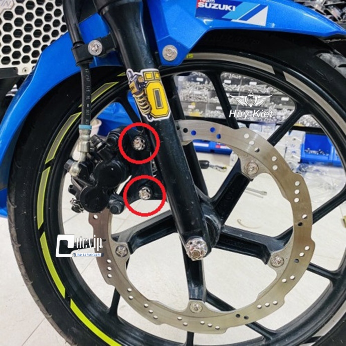 	Ốc Salaya 8li25 Gắn Pat Heo Dầu Trước Honda Suzuki, Gác Chân Sau Raider Satria Sonic Exciter Winner, Chảng Ba MSX, Cảng Sau Yaz MS4923