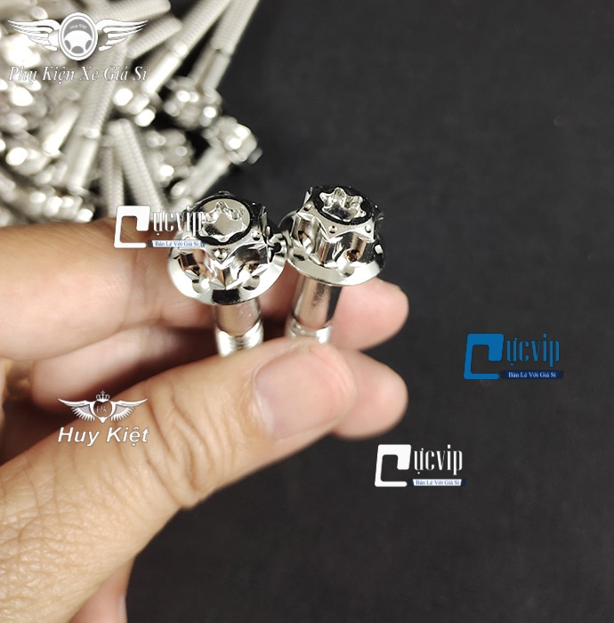 Ốc Salaya Inox 304 10Li4 Gắn Chân Phuộc Sirius, Future, Jupiter, Gravita Hoặc Gấp Sau Xe Vario, Airblade, Vision, PCX, SH, SH Mode, Luvias MS4932	