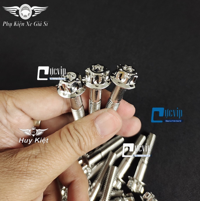 Ốc Salaya Inox 304 10Li4 Gắn Chân Phuộc Sirius, Future, Jupiter, Gravita Hoặc Gấp Sau Xe Vario, Airblade, Vision, PCX, SH, SH Mode, Luvias MS4932	