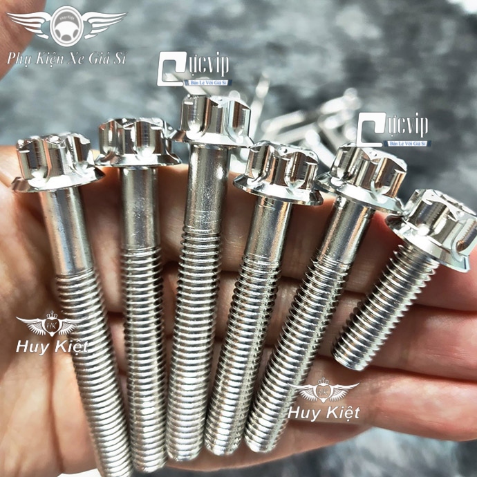 Ốc Salaya Inox 304 10Li6 Gắn Pat Treo Pô Các Dòng Xe Tay Ga Vario, AirBlade, Vision, SH, SH Mode, PCX, Lead, NVX, Click MS4933