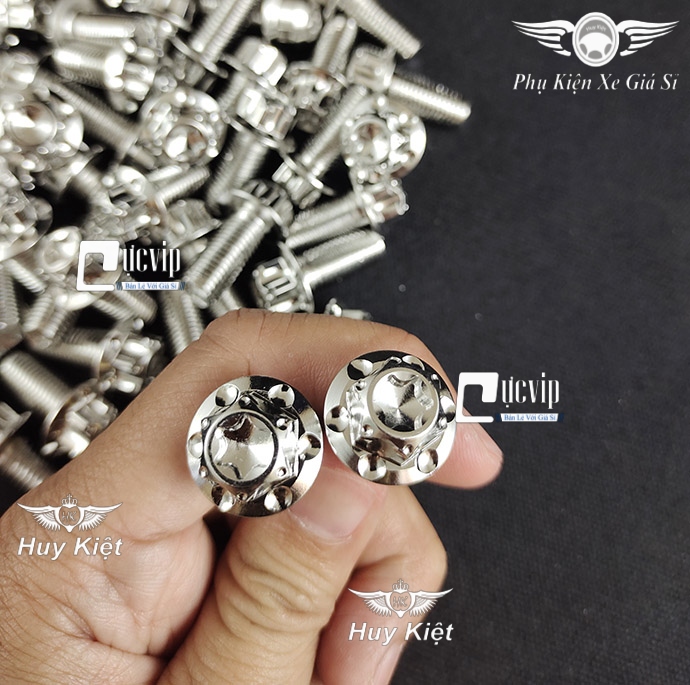 	Ốc Salaya Inox 304 10Li23 Gắn Pat Heo Dầu Trước Dòng Xe Yamaha MS4934