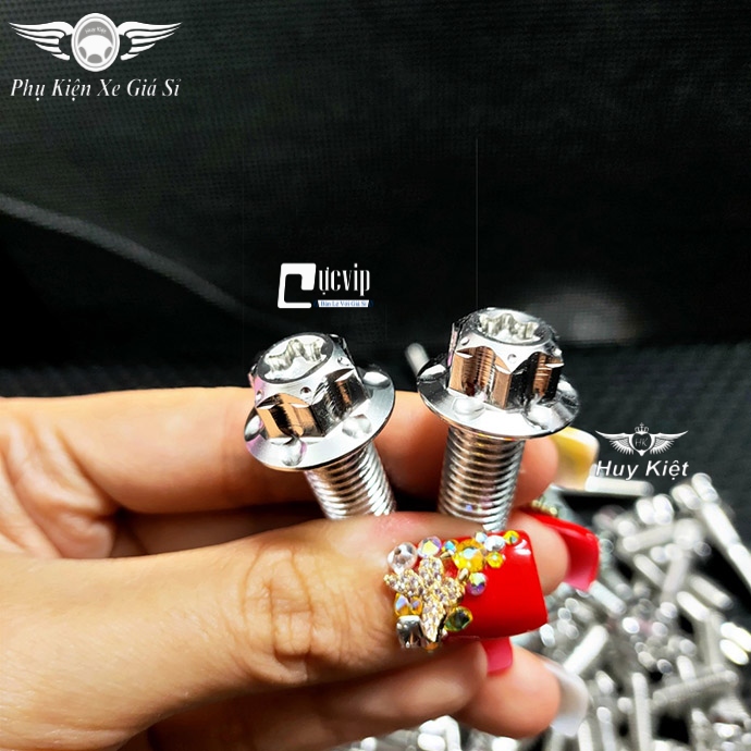 	Ốc Salaya Inox 304 10Li23 Gắn Pat Heo Dầu Trước Dòng Xe Yamaha MS4934