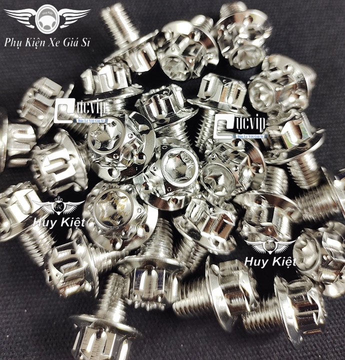 	Ốc Chân Kính (Gương) Salaya Inox 304 Thuận Nghịch 10li - Giá Bán 1 Con MS4942