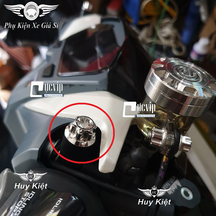 	Ốc Chân Kính (Gương) Salaya Inox 304 Thuận Nghịch 10li - Giá Bán 1 Con MS4942