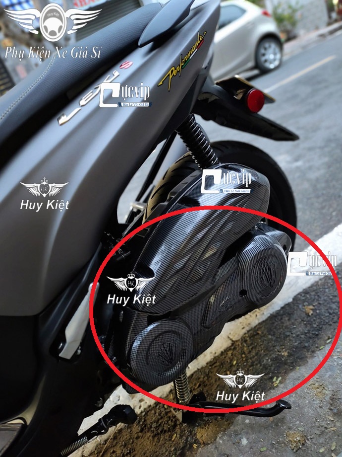 Ốp Lốc Máy Lớn Yamaha LEXI S 125, NVX 2017 - 2020 Carbon MS4983