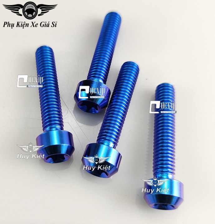 Ốc Titan GR5 6Li3 Đầu Trụ Gắn Gù Bao Tay, Gù Tay Lái, Lóc Máy Mọi Loại Xe MS5029