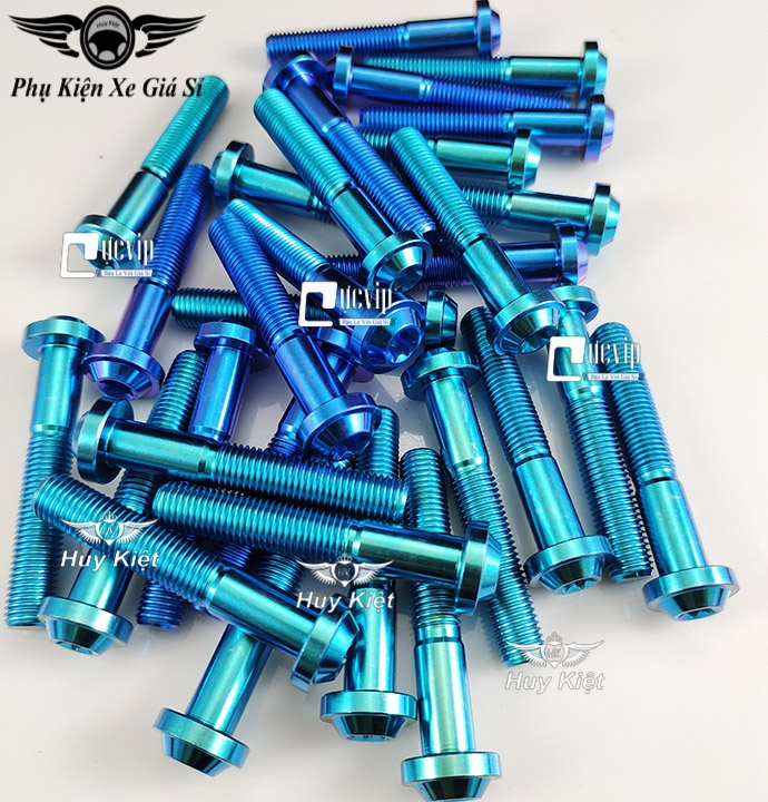 Ốc Titan GR5 10Li6 Gắn Pat Treo Pô Các Dòng Xe Tay Ga Vario, AirBlade, Vision, SH, SH Mode, PCX, Lead, NVX, Click MS5042