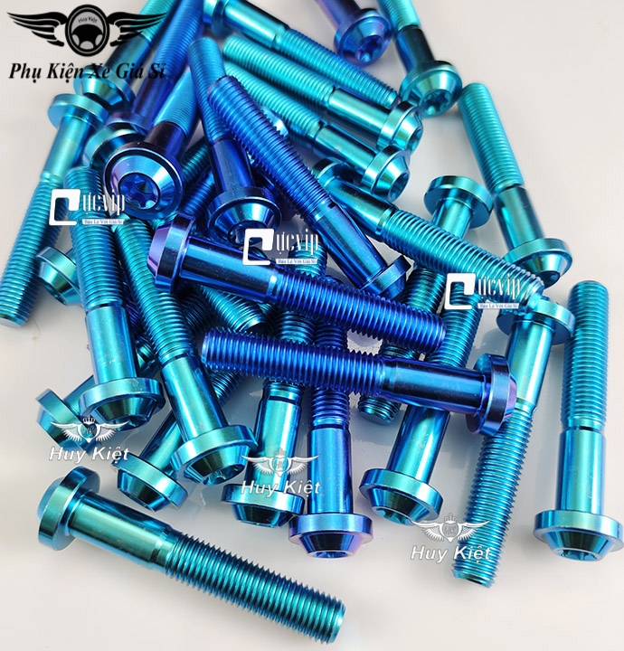 Ốc Titan GR5 10Li6 Gắn Pat Treo Pô Các Dòng Xe Tay Ga Vario, AirBlade, Vision, SH, SH Mode, PCX, Lead, NVX, Click MS5042