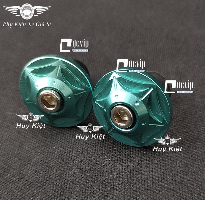 	Cặp Gù Tay Lái Nhôm CNC Kiểu Sao Xéo Gắn Mọi Loại Xe (1 Cặp) MS5059