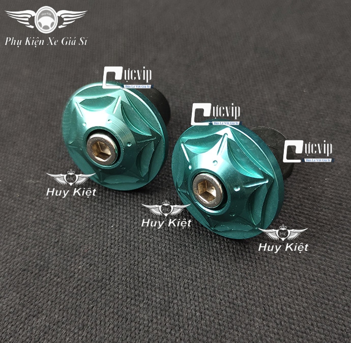 	Cặp Gù Tay Lái Nhôm CNC Kiểu Sao Xéo Gắn Mọi Loại Xe (1 Cặp) MS5059
