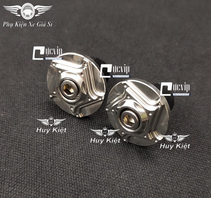 Cặp Gù Tay Lái Salaya Inox 304 Kiểu Sao Xéo Gắn Mọi Loại Xe (1 Cặp) MS5063