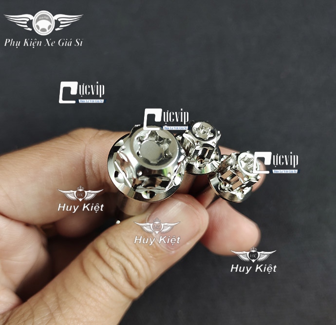 Bộ 3 Ốc Tay Thắng Salaya Gắn Vario 2015 - 2022 Inox 304 MS5065