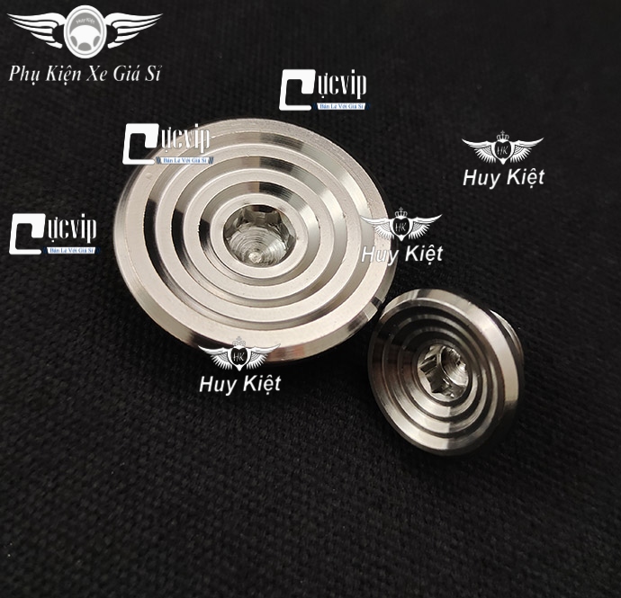 	Cặp Nút Đề, Ốc Mâm Lửa Salaya Thái Inox 304 Nguyên Khối Cho Dòng Xe Honda, Yamaha MS5174