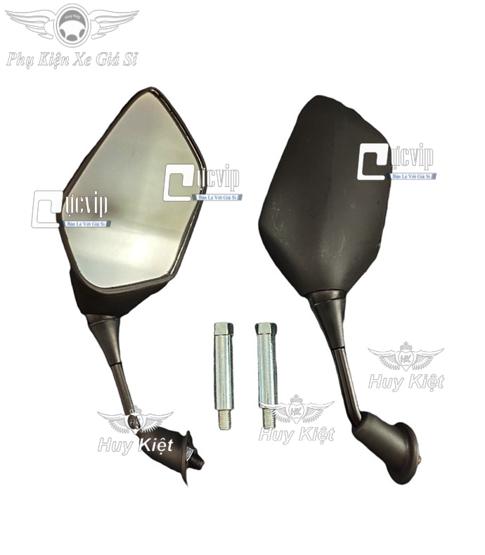 Cặp Kính Gương Chiếu Hậu SH 2009 - 2022 (Mẫu Mới 2022) Gắn Tất Cả Dòng Xe Honda Chân Kính 10Ly MS5258