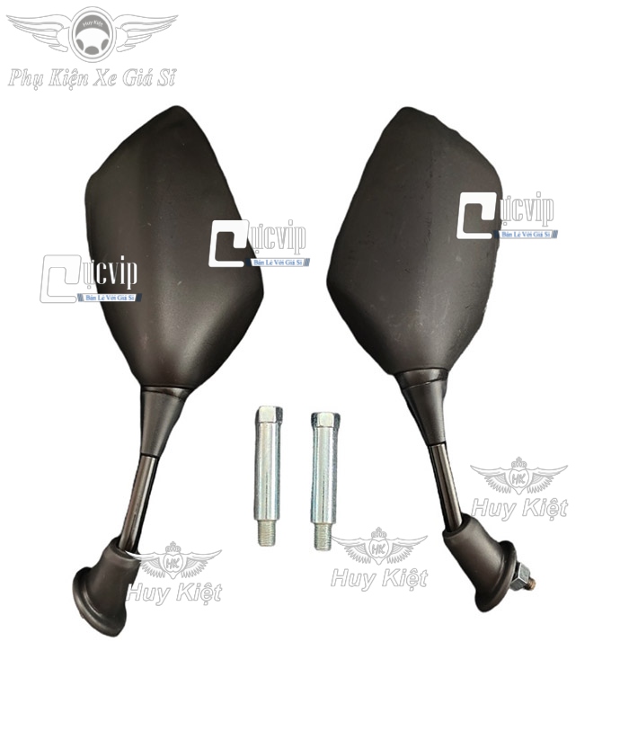 Cặp Kính Gương Chiếu Hậu SH 2009 - 2022 (Mẫu Mới 2022) Gắn Tất Cả Dòng Xe Honda Chân Kính 10Ly MS5258
