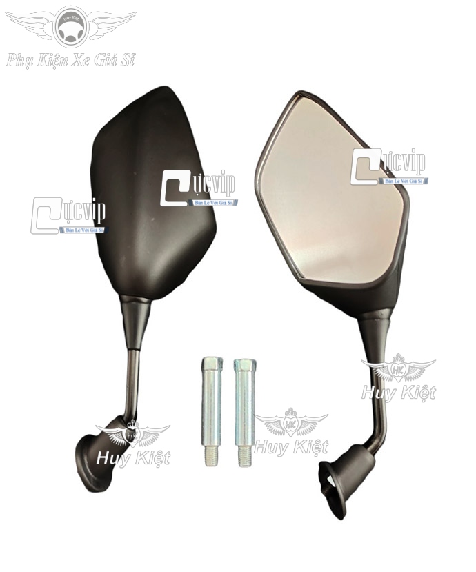 Cặp Kính Gương Chiếu Hậu SH 2009 - 2022 (Mẫu Mới 2022) Gắn Tất Cả Dòng Xe Honda Chân Kính 10Ly MS5258