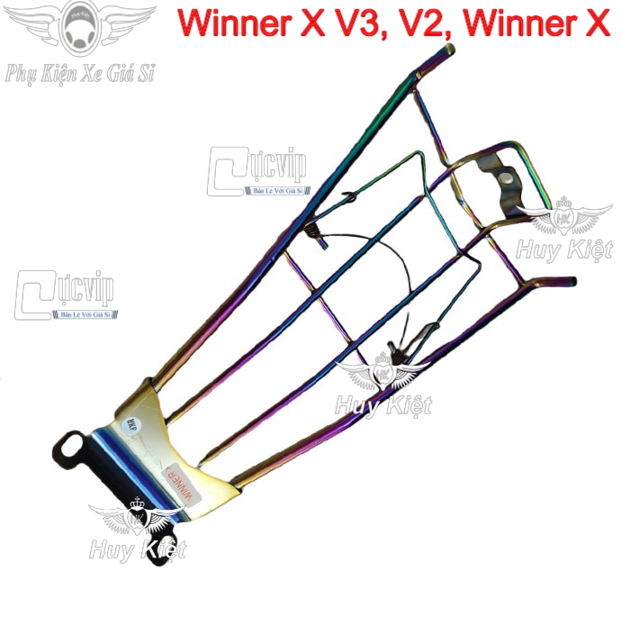 Baga Giữa Winner X 2022 - 2023, Winner X V3, V2, Winner X Inox 304 Xi Titan Dày 10Ly Cao Cấp MS5268