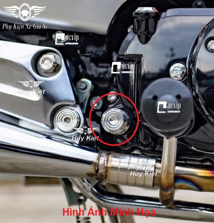 Chụp Giò Đạp Inox 304 Salaya Thái Gắn Mọi Loại Xe MS6100