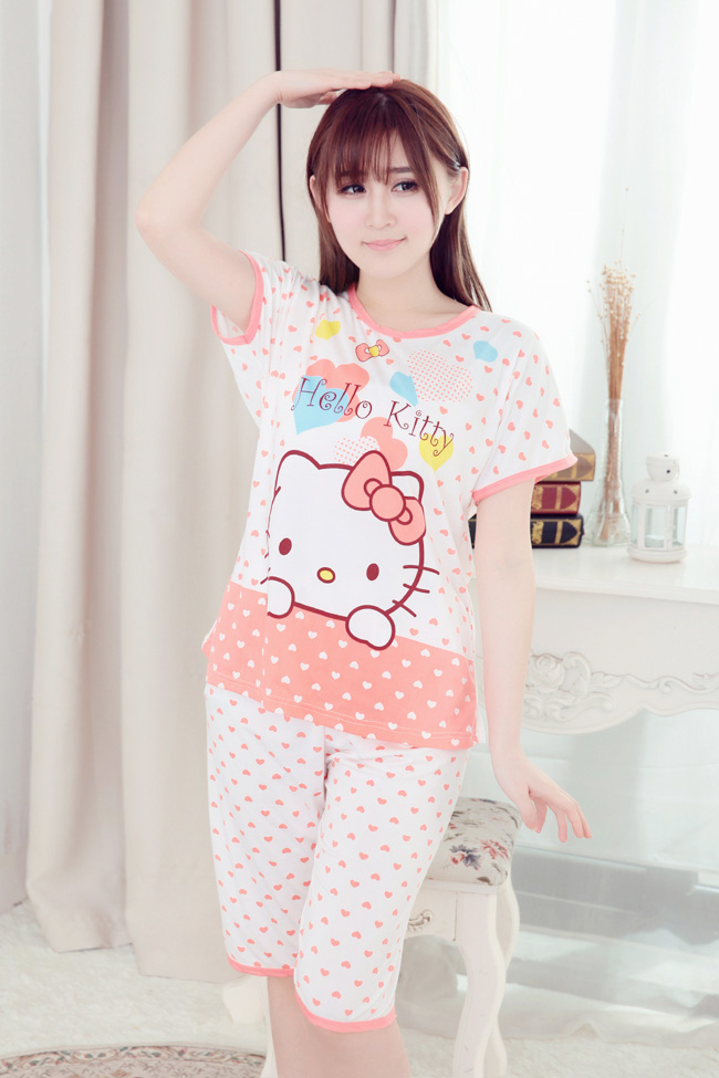 đồ bộ nữ mặc ở nhà kitty love cam