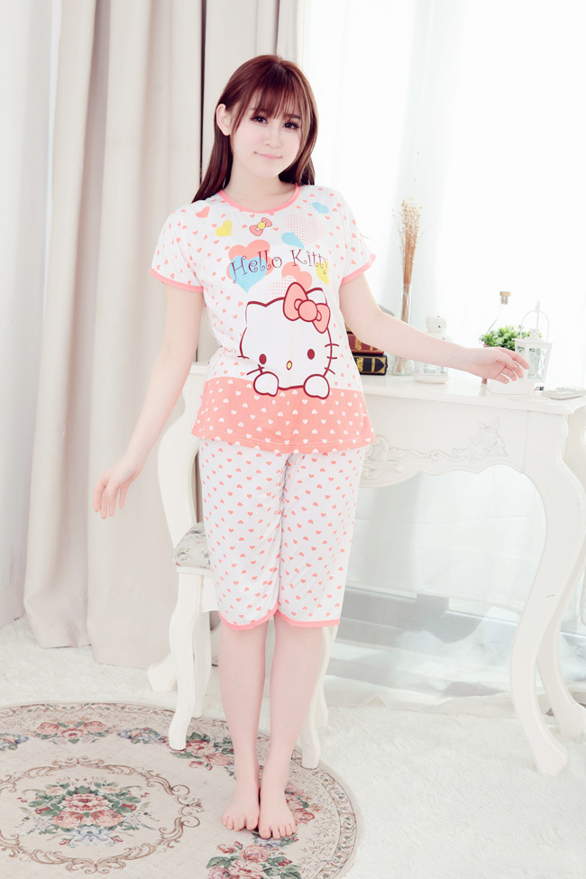 đồ bộ nữ mặc ở nhà kitty love cam