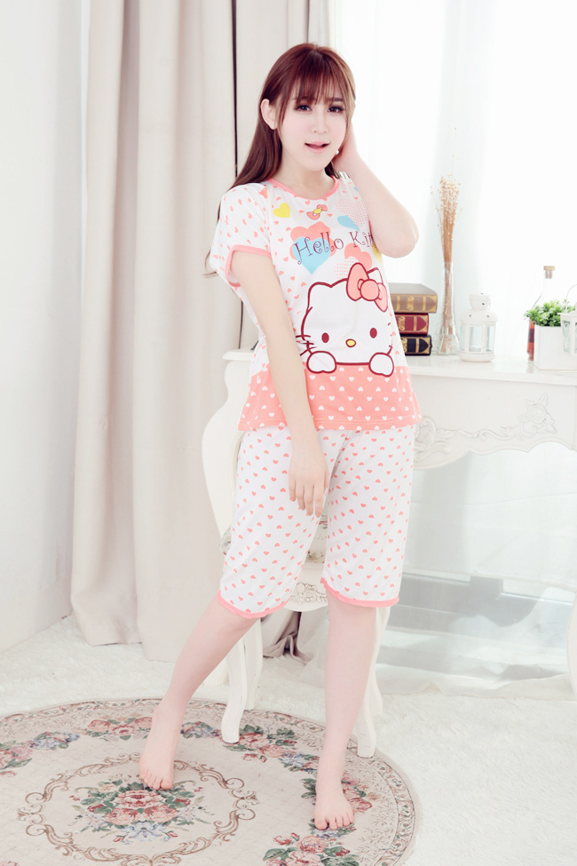 đồ bộ nữ mặc ở nhà kitty love cam