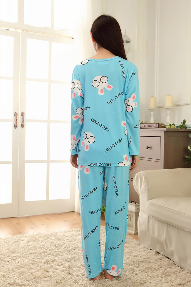 Đồ Mặc Ở Nhà Dễ Thương Thỏ Đeo Kính Đồ Mặc Ở Nhà Dễ Thương Thỏ Đeo Kính