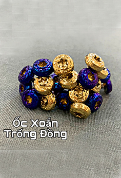 Combo 4 Ốc Xoắn Trống Đồng 5Ly Xi Titan, Vàng MS2767
