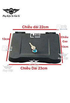 Thùng Giữa Đựng Điện Thoại (Cỡ Trung Có Khóa) Gắn Exciter 155 150 135, Winner V1 Winner X V2 V3, Sirius Xăng Cơ Fi, Wave A, S, RS, RSX, ZX, Blade, Thái MS6672