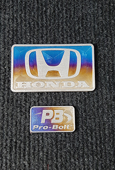 Combo Tem Honda Lớn Và Chữ Pro-bolt Nhỏ Titan Cao Cấp MS2806